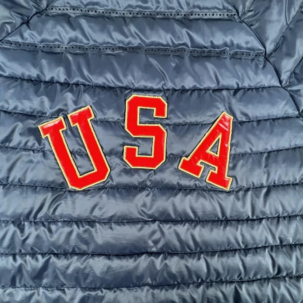 United States Paralympic Team Jacket Mens 2XL Blue Sochi 2014 Nike USA AeroLoft - Picture 16 of 16